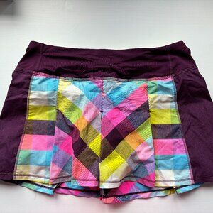 Lululemon Purple Skirt with built-in shorts